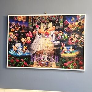 Disney puzzle picture with frame